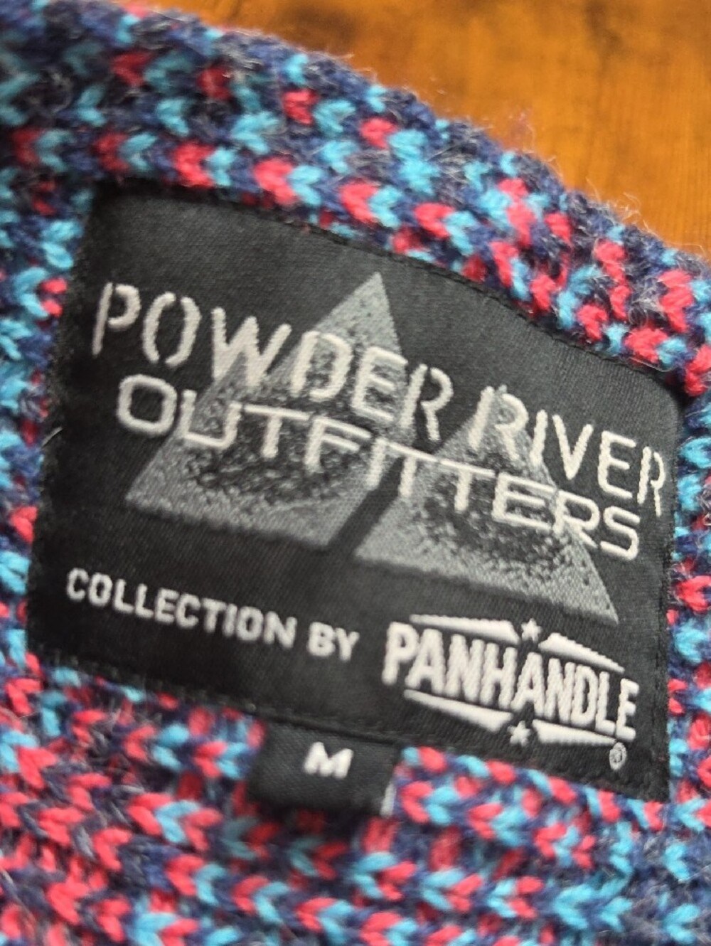 POWDER RIVER OUTFITTERS | Bold Southwestern Aztec Fringe Poncho Cardigan | M - Picture 3 of 10